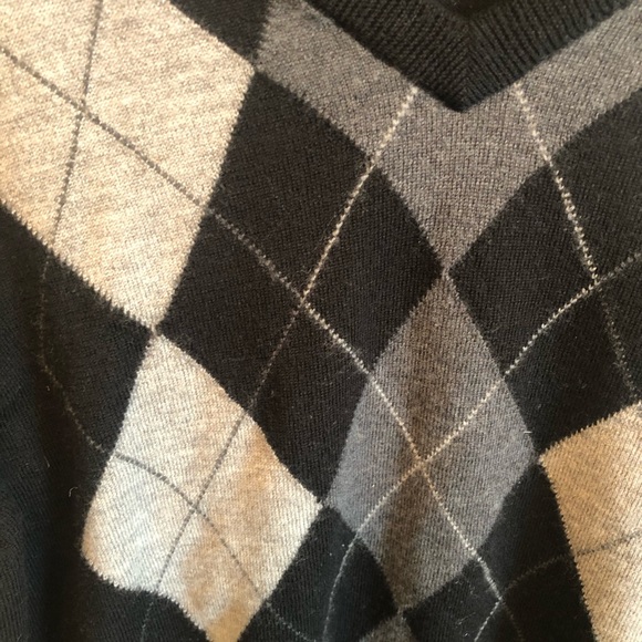 Nordstrom Brand Argyle Sweater - Picture 3 of 3